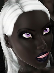 Wild 3D Maid massages 3D Dude before gets bombed