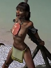 Librarian grab Hentai Demon untill getting bombed